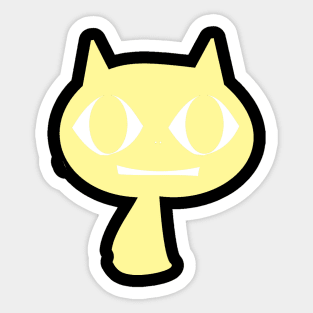 my yellow cat Sticker